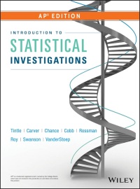 صورة الغلاف: Introduction to Statistical Investigations, AP Edition, Enhanced eText 1st edition 9781119360810