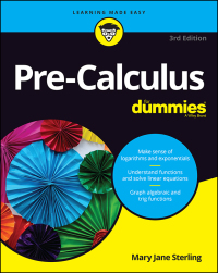 Imagen de portada: Pre-Calculus For Dummies 3rd edition 9781119508779