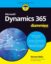 Imagen de portada: Microsoft Dynamics 365 For Dummies 1st edition 9781119508861