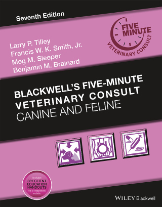 Cover image: Blackwell's Five-Minute Veterinary Consult: Canine and Feline 7th edition 9781119513179