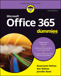 Cover image: Office 365 For Dummies 3rd edition 9781119513353