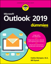Titelbild: Outlook 2019 For Dummies 1st edition 9781119514091