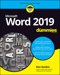 Cover image: Word 2019 For Dummies 1st edition 9781119514060