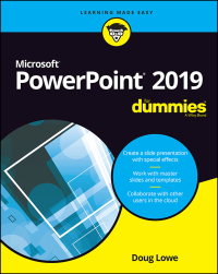 Cover image: PowerPoint 2019 For Dummies 1st edition 9781119514220