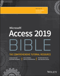 صورة الغلاف: Access 2019 Bible 1st edition 9781119514756