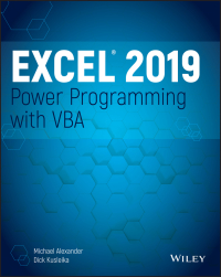 Imagen de portada: Excel 2019 Power Programming with VBA 1st edition 9781119514923