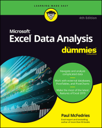 Cover image: Excel Data Analysis For Dummies 4th edition 9781119518167