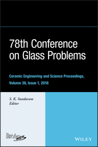 Imagen de portada: 78th Conference on Glass Problems: Ceramic Engineering and Science Proceedings, Issue 1, Volume 39 1st edition 9781119519645