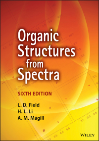 Cover image: Organic Structures from Spectra 6th edition 9781119524809