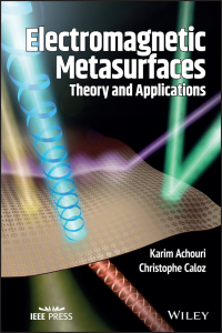 Titelbild: Electromagnetic Metasurfaces 1st edition 9781119525165