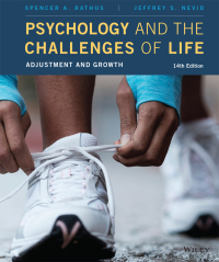 صورة الغلاف: Psychology and the Challenges of Life: Adjustment and Growth 14th edition 9781119533498