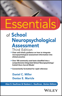 Cover image: Essentials of School Neuropsychological Assessment 3rd edition 9781119533207