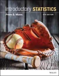 Cover image: Introductory Statistics 9th edition 9781119148326