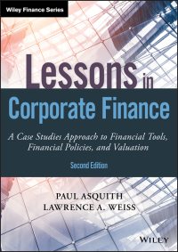 Cover image: Lessons in Corporate Finance 2nd edition 9781119537830