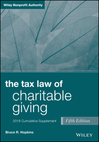 Cover image: The Tax Law of Charitable Giving 5th edition 9781119539322