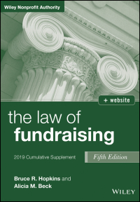 Cover image: The Law of Fundraising, 2019 Cumulative Supplement 5th edition 9781119539575