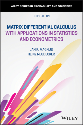 Cover image: Matrix Differential Calculus with Applications in Statistics and Econometrics 3rd edition 9781119541202