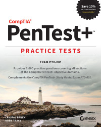 Cover image: CompTIA PenTest+ Practice Tests 1st edition 9781119542841