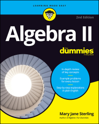 Imagen de portada: Algebra II For Dummies 2nd edition 9781119543145