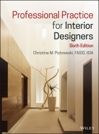 Cover image: Professional Practice for Interior Designers 6th edition 9781119554516