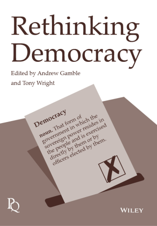 Imagen de portada: Rethinking Democracy 1st edition 9781119554226