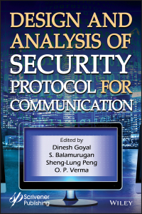 Imagen de portada: Design and Analysis of Security Protocol for Communication 1st edition 9781119555643