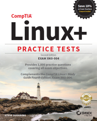 Cover image: CompTIA Linux+ Practice Tests 2nd edition 9781119555964