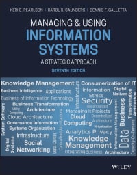 Immagine di copertina: Managing and Using Information Systems: A Strategic Approach 7th edition 9781119560562