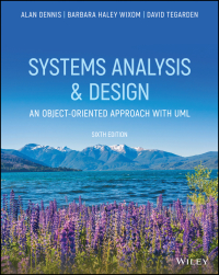 Cover image: Systems Analysis and Design: An Object-Oriented Approach with UML 6th edition 9781119559917