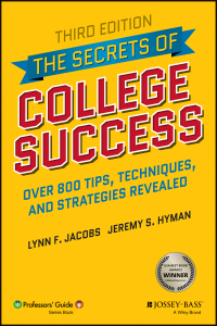 Imagen de portada: The Secrets of College Success 3rd edition 9781119561804