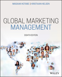 Cover image: Global Marketing Management 8th edition 9781119563112