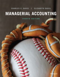 Imagen de portada: Managerial Accounting, Enhanced eText 4th edition 9781119577669