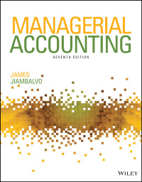 Cover image: Managerial Accounting 7th edition 9781119577720