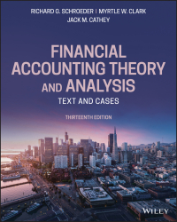 Imagen de portada: Financial Accounting Theory and Analysis: Text and Cases 13th edition 9781119577775
