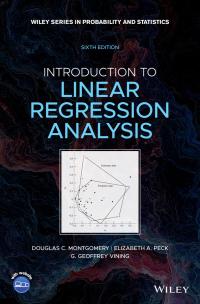 Cover image: Introduction to Linear Regression Analysis 6th edition 9781119578727