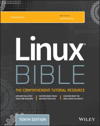 Imagen de portada: Linux Bible 10th edition 9781119578888