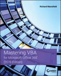 Cover image: Mastering VBA for Microsoft Office 365, 2019 Edition 4th edition 9781119579335