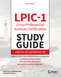 Cover image: LPIC-1 Linux Professional Institute Certification Study Guide 5th edition 9781119582120