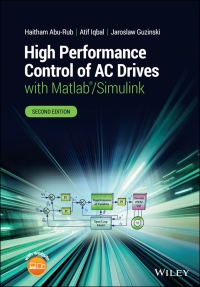 Imagen de portada: High Performance Control of AC Drives with Matlab/Simulink, 2nd Edition 2nd edition 9781119590781