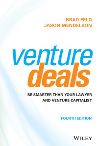 Cover image: Venture Deals 4th edition 9781119594826