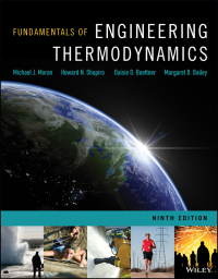 Cover image: Fundamentals of Engineering Thermodynamics, Australia & New Zealand Edition 9th edition 9781119571766