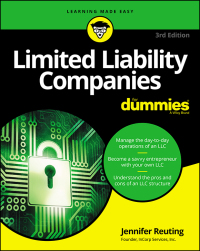 Cover image: Limited Liability Companies For Dummies 3rd edition 9781119602187