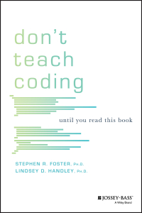 Cover image: Don't Teach Coding 1st edition 9781119602620