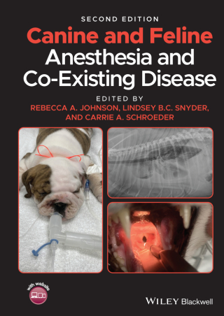 Cover image: Canine and Feline Anesthesia and Co-Existing Disease 2nd edition 9781119604044