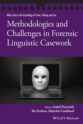 Imagen de portada: Methodologies and Challenges in Forensic Linguistic Casework 1st edition 9781119614579