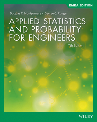 Cover image: Applied Statistics and Probability for Engineers, EMEA Edition 7th edition 9781119585596