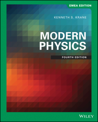 Imagen de portada: Modern Physics, EMEA Edition 4th edition 9781119590583