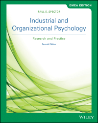 Titelbild: Industrial and Organizational Psychology: Research and Practice, EMEA Edition 7th edition 9781119586203