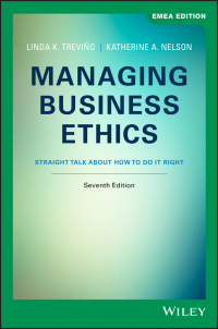 Cover image: Managing Business Ethics: Straight Talk about How to Do It Right, EMEA Edition 7th edition 9781119588832