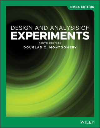 Cover image: Design and Analysis of Experiments, EMEA Edition 9th edition 9781119589068